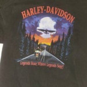 Legends Roar Where Legends Soar Harley T-shirt